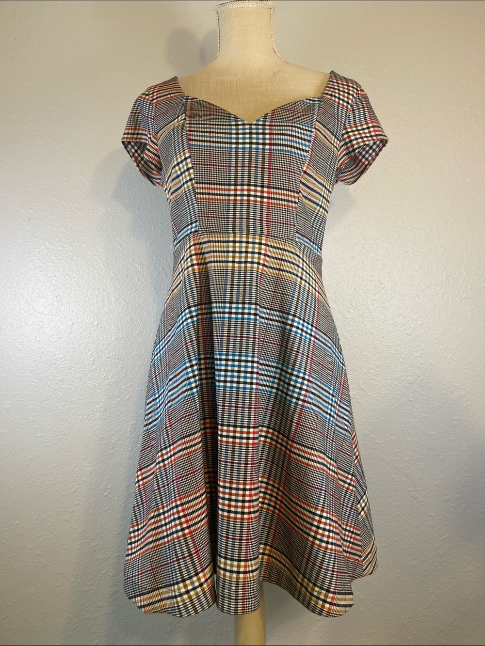 Anthropologie Dark Academia Librarian Autumnal Retro Vintage Style Dress Size 6